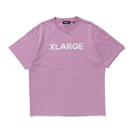 XLARGE | RHINESTONE LOGO S/S TEE(PINK)