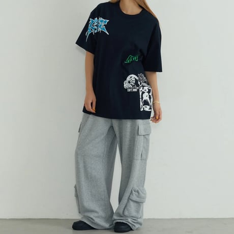 XLARGE | COMPILATION LOGO S/S TEE(BLACK)