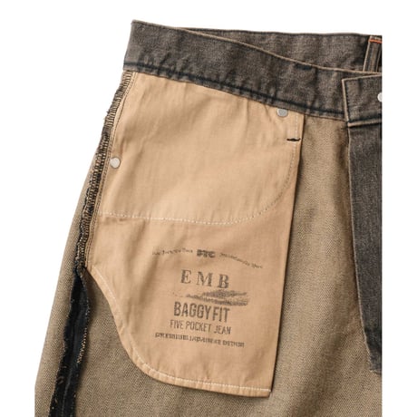 FTC | EMB - BAGGY FIT "DYED BROWN" (FTC026AWB04)