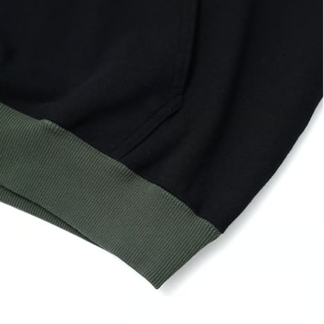 XLARGE | 2TONE HOODED SWEATSHIRT(BLACK)