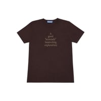 Summaly | ”Words" Logo Tee - Women - (Brown)