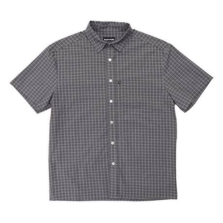 PASS~PORT | WORKERS CHECK S/S SHIRT "GRAPHITE"