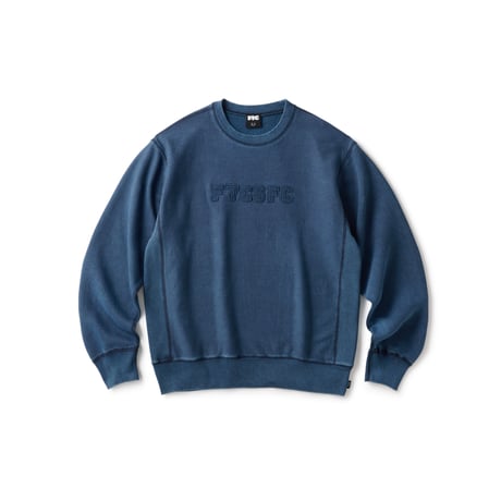 FTC | FTCSFC LOGO APPLIQUE CREW NECK "NAVY" (FTC026AWSW08)