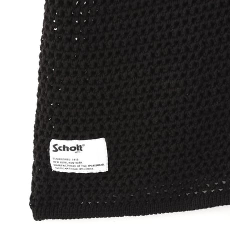 Schott / BLACK SHEEP KNIT SHIRT (BLACK)