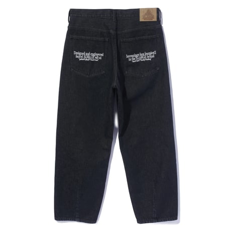 XLARGE | BALOON DENIM PANTS(BLACK)
