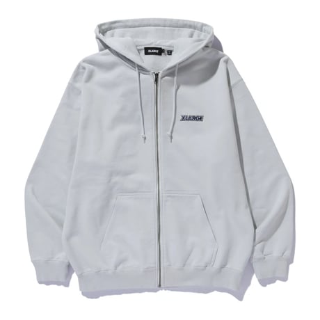 XLARGE | OLD OG ZIP HOODED SWEATSHIRT(GREY)