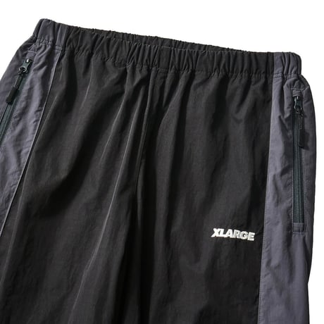 XLARGE | NYLON PANELED PANTS(BLACK)