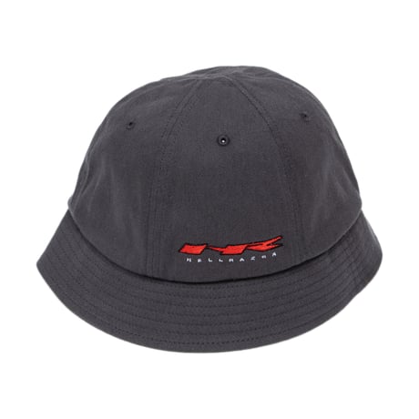 HELLRAZOR / HR BELL HAT with Flexfit (WASHED BLACK)