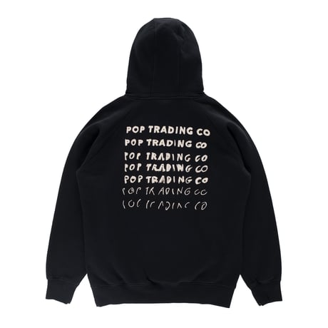 POP TRADING COMPANY / Sketchy Hooded Sweat (Black)