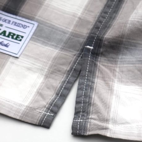 BE-SHARE| Basic Check Shirts (Beige)