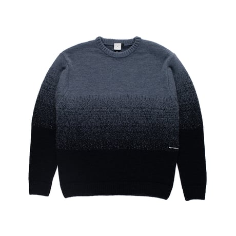 POP TRADING COMPANY / Knitted Gradient Crewneck (Tradewinds/Navy)