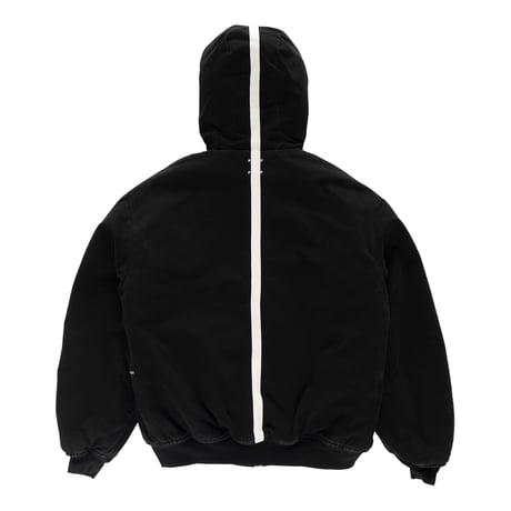 POP TRADING COMPANY / Hooded Flight Jacket (Black)