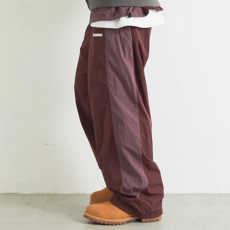 XLARGE | NYLON PANELED PANTS(BURGUNDY)