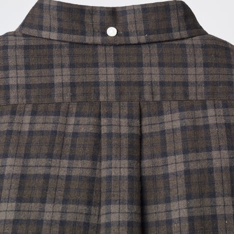 SEDAN ALL-PURPOSE|  BOX Plaid BD Shirts (Olive×Brown)
