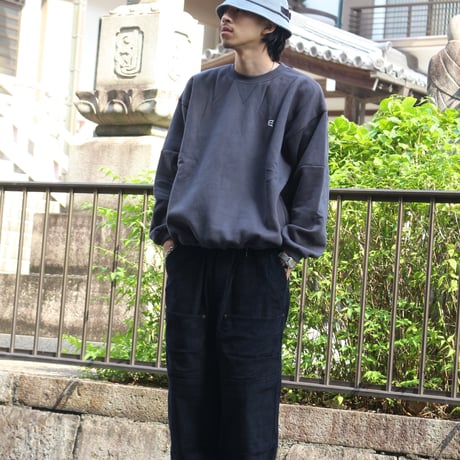 EVISEN SKATEBOARDSゑ®︎ | BOHEMIAN CORDUROY WORK PANTS (Black)