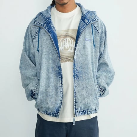XLARGE | LIGHTWEIGHT HOODED JACKET(LtINDIGO)