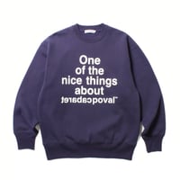 CABARET POVAL | Nice Things Crewneck(Navy)