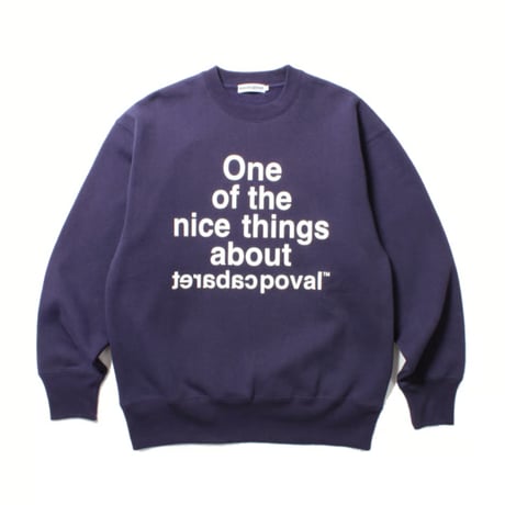 CABARET POVAL | Nice Things Crewneck(Navy)