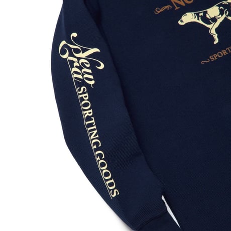 NEW ERA | L/S Waffle Tee  Direction by Takayuki Ohashi Fish (Navy)