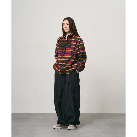 GRAMICCI | THERMAL FLEECE PULLOVER (MULTI-STRIPE)