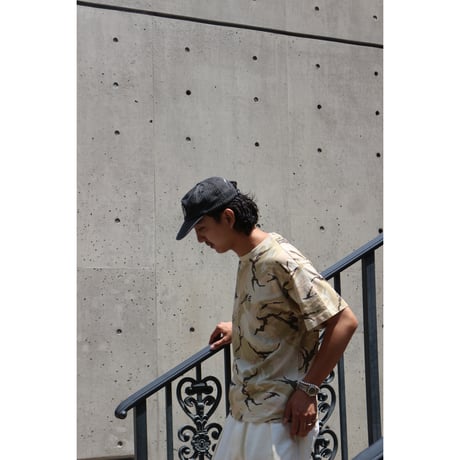 EVISEN SKATEBOARDSゑ®︎ | E LOGO CAMO TEE (Sand Camo)