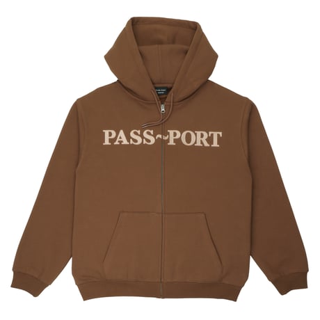 PASS~PORT | OFFICIAL ZIP HOOD "CHOC"