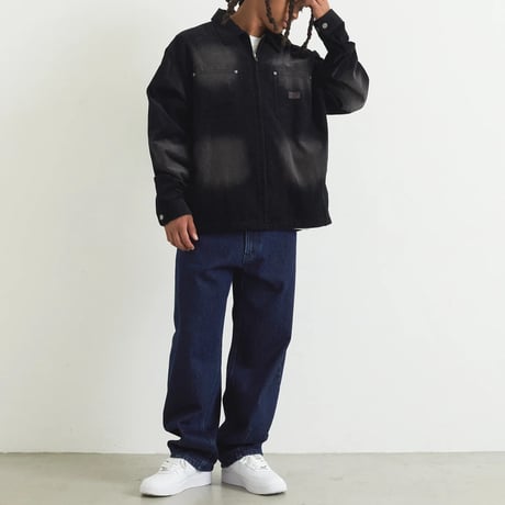 XLARGE | FADED CORDUROY SHIRT(BLACK)