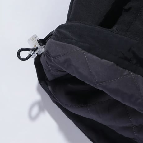 XLARGE | NYLON HOODED VEST(BLACK)