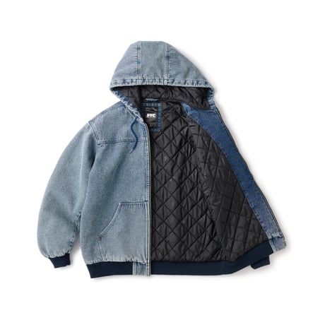 FTC | WASHED HOODED WORK JACKET "INDIGO" (FTC026AWJ07)