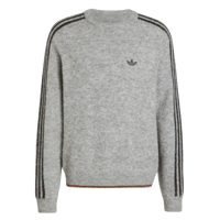 adidas originals | 3 STRIPES FLUFFY KNIT CREW (Medium Grey Heather)