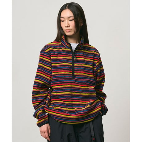 GRAMICCI | THERMAL FLEECE PULLOVER (MULTI-STRIPE)