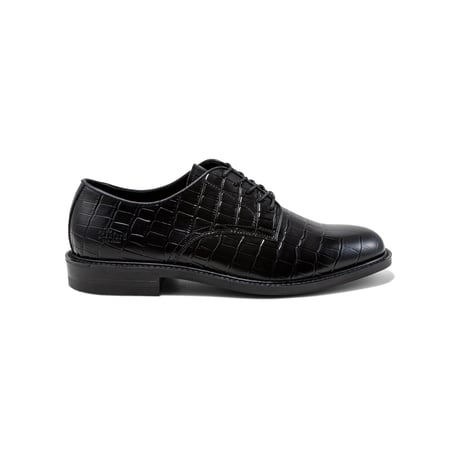 The Kenford Fineshoes | CLASSIC PLAIN TOE (BLACK CROCODILE/MANS)