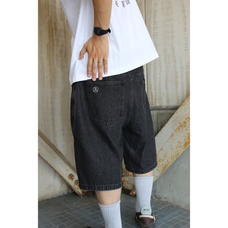 EVISEN SKATEBOARDSゑ®︎ | SUSHI DENIM SHORTS (Black)