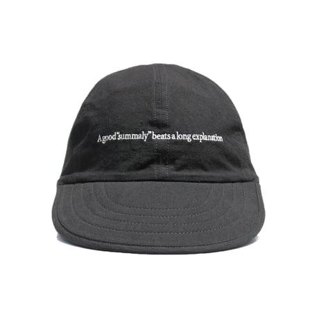 Summaly | "Words" logo long bill cap (4 Color)