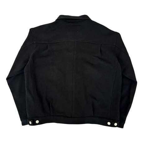 RUSSELL | × BerBerJin Pro Cotton Loopback Terry Sweat Trucker Jacket (BLACK))