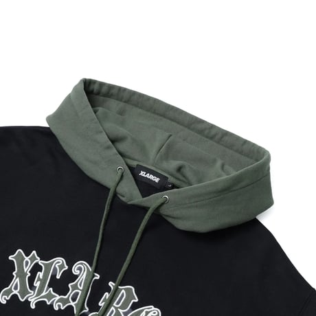 XLARGE | 2TONE HOODED SWEATSHIRT(ASH)