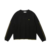 EVISEN SKATEBOARDSゑ®︎ | WOODLAND THERMAL LS TEE (Black)