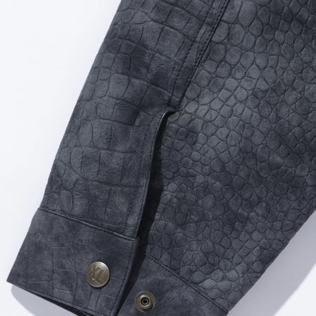 XLARGE | CROC SUEDE JACKET(NAVY)