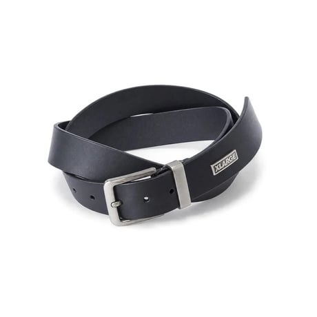XLARGE | STANDARD BLACK LEATHER BELT(BLACK)