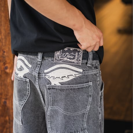 Dime / Baggy Wink Denim Pants (Faded Black)