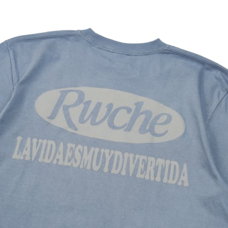 RWCHE | "DUDE REFLECT" S/S Tee (H .BLUE)