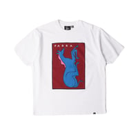by Parra | Vertical horse t-shirt (White)