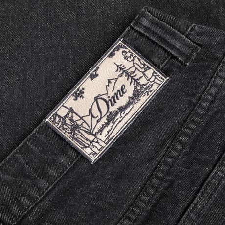 Dime / Relaxed Denim Pants (Black Washed)