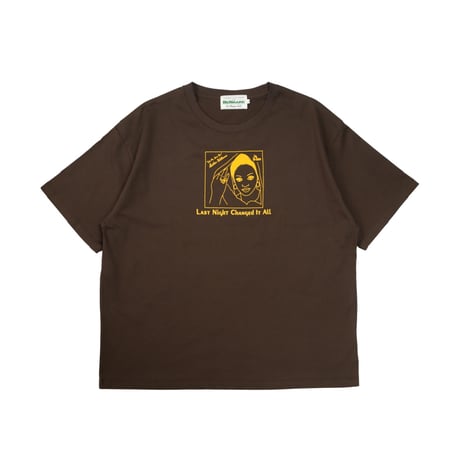 BE-SHARE | Last Night Changed It All S/S Tee (Brown)