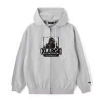XLARGE | OG ZIP HOODED SWEATSHIRT(ASH)