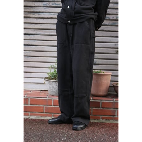 RUSSELL | × BerBerJin Pro Cotton Loopback Terry Sweat Double Knee Sweat PT (BLACK)