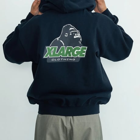 XLARGE | OLD OG ZIP HOODED SWEATSHIRT(BLACK)