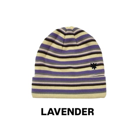 LABROS / Symbol Logo Stripe Beanie (2Color)