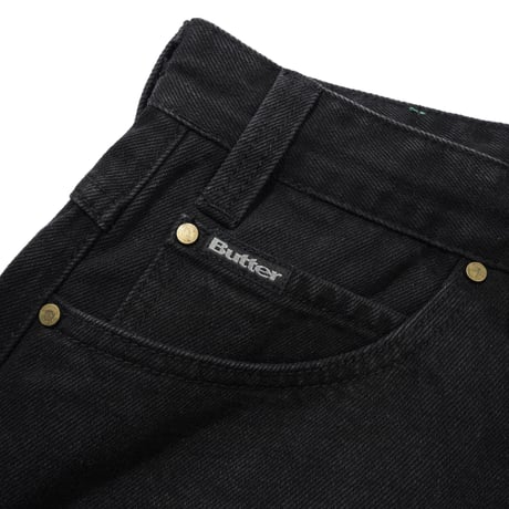 Butter Goods| Wide Cut Denim (BLACK)