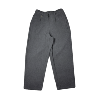 坩堝 (RUTSUBO) | THERMOLITE® WIDE TUCK TROUSERS(CHARCOAL HEATHER)